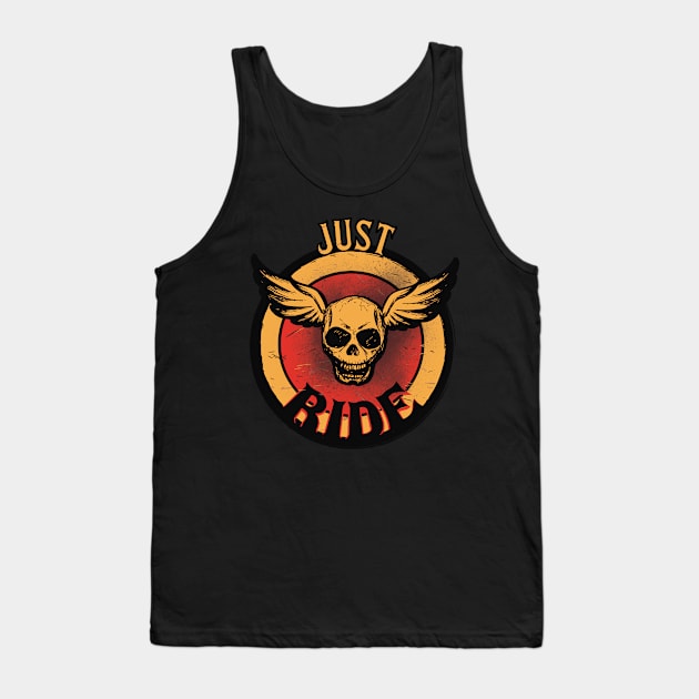 Just Ride VI Tank Top by TS Studio